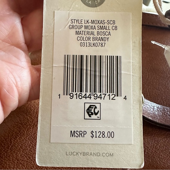 Lucky Brand Genuine Leather Crossbody Bag with Secret Compartment - Picture 10 of 14